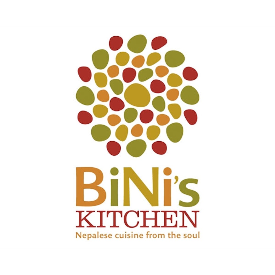 Bini's Kitchen logo by Mazzarello Media & Arts