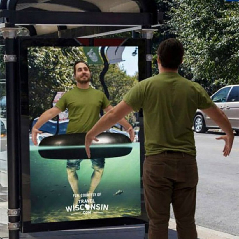 travel wisconsin inner tube ad