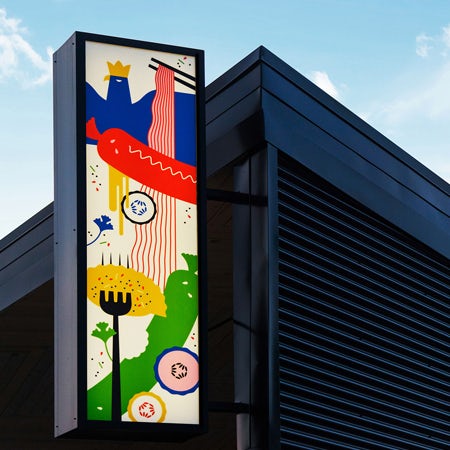 kimski modern polish fusion logo