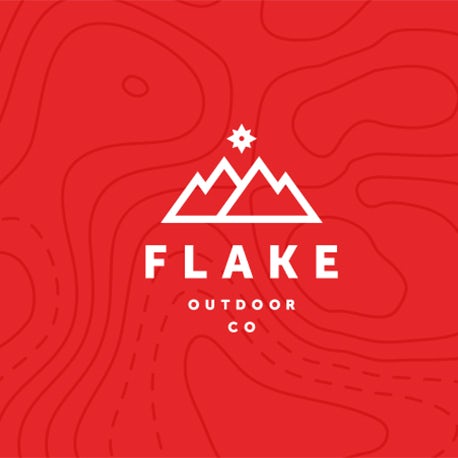 Flake mountain logo