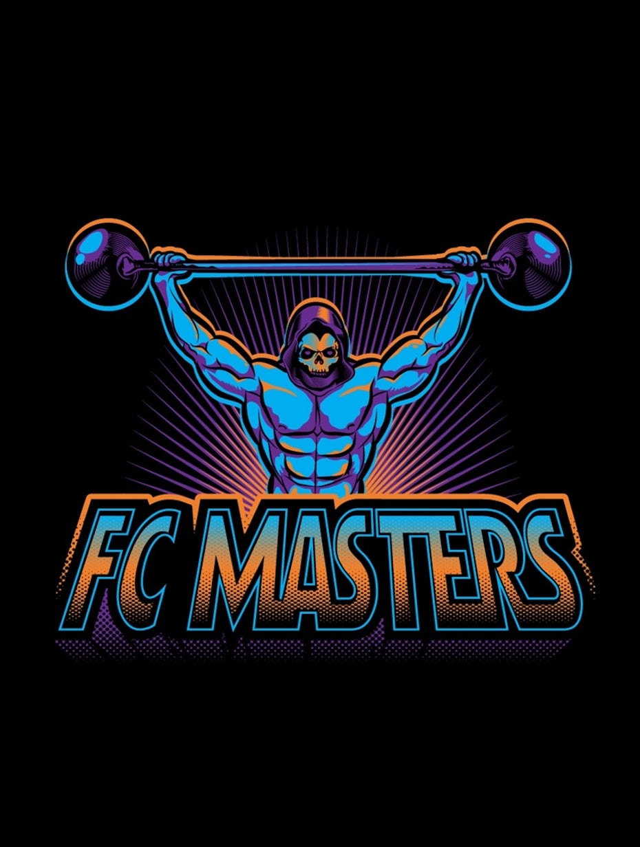 He-man 70s inspired t-shirt design