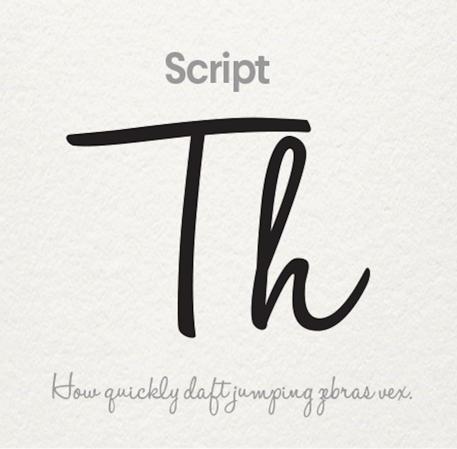 script