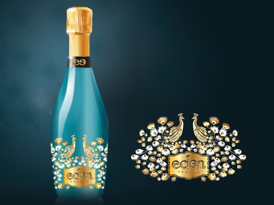 Etiquette eden France Champagne