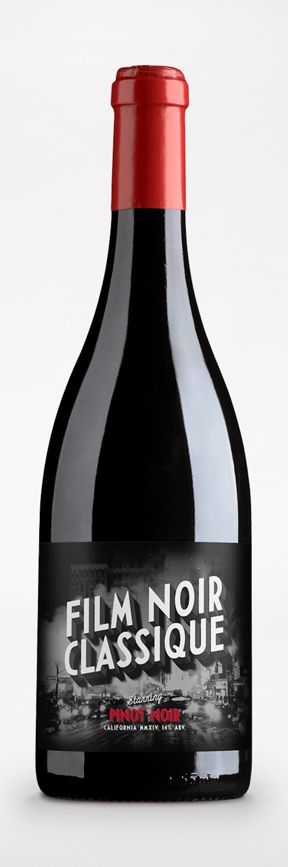 Film Noir Classique Wine Label