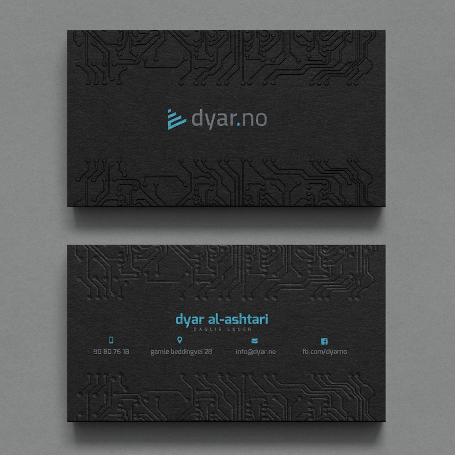 Business card design