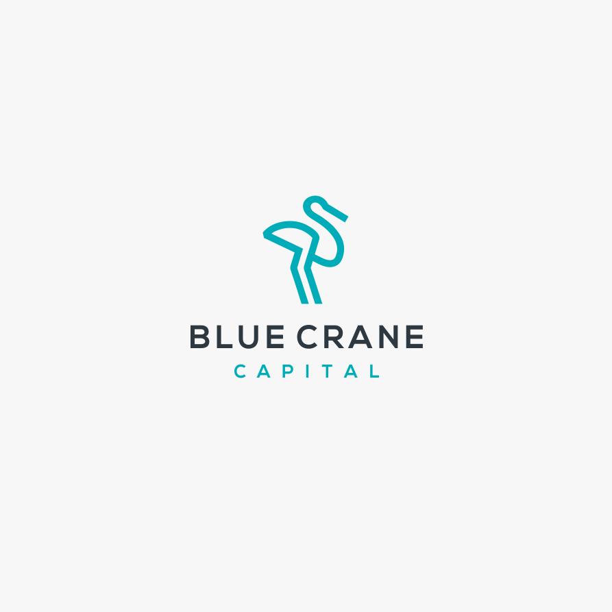blue crane logo
