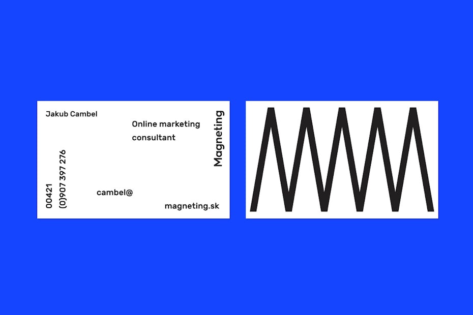 Business card design