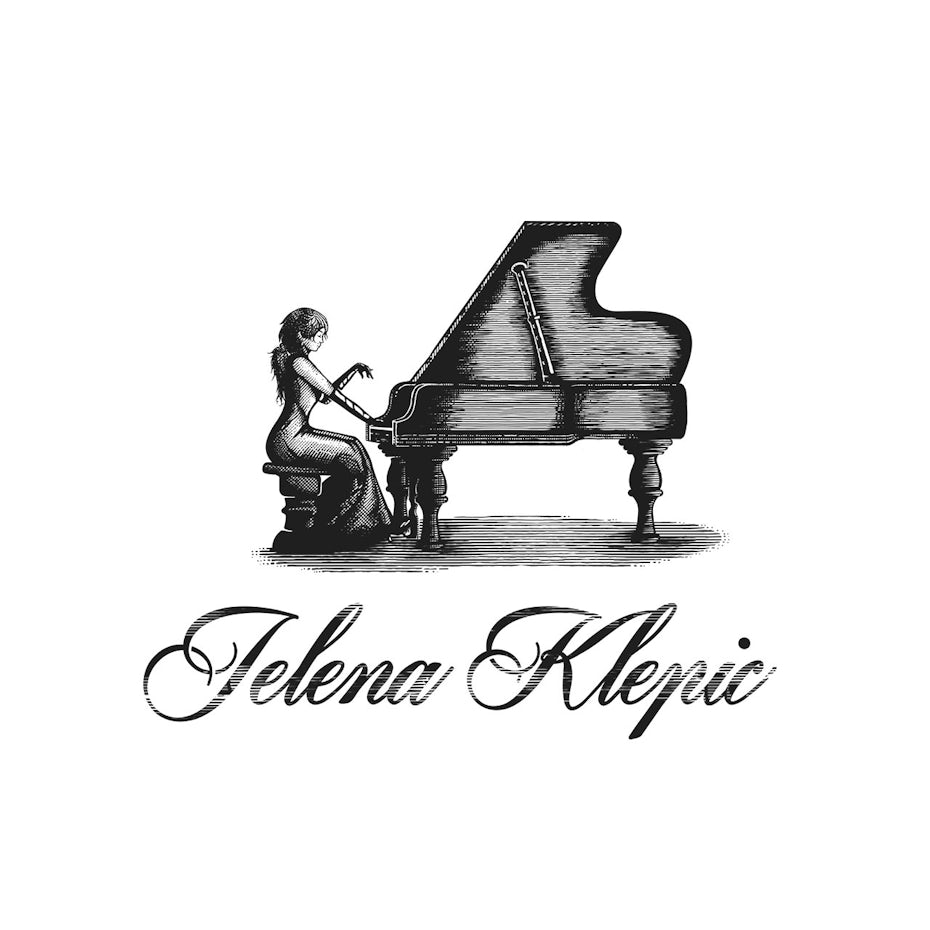 Piano teacher logo design