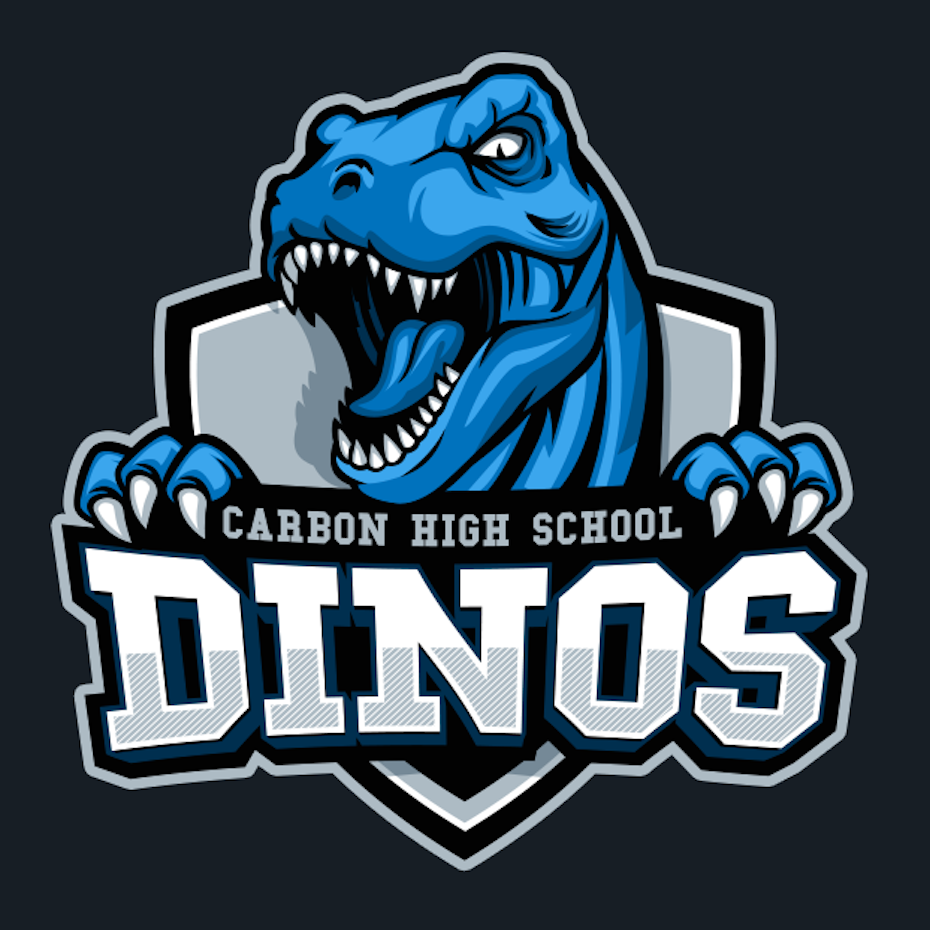 T-Rex mascot logo design