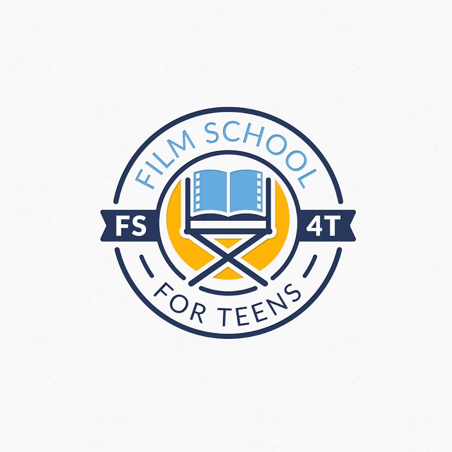 Film school logo design