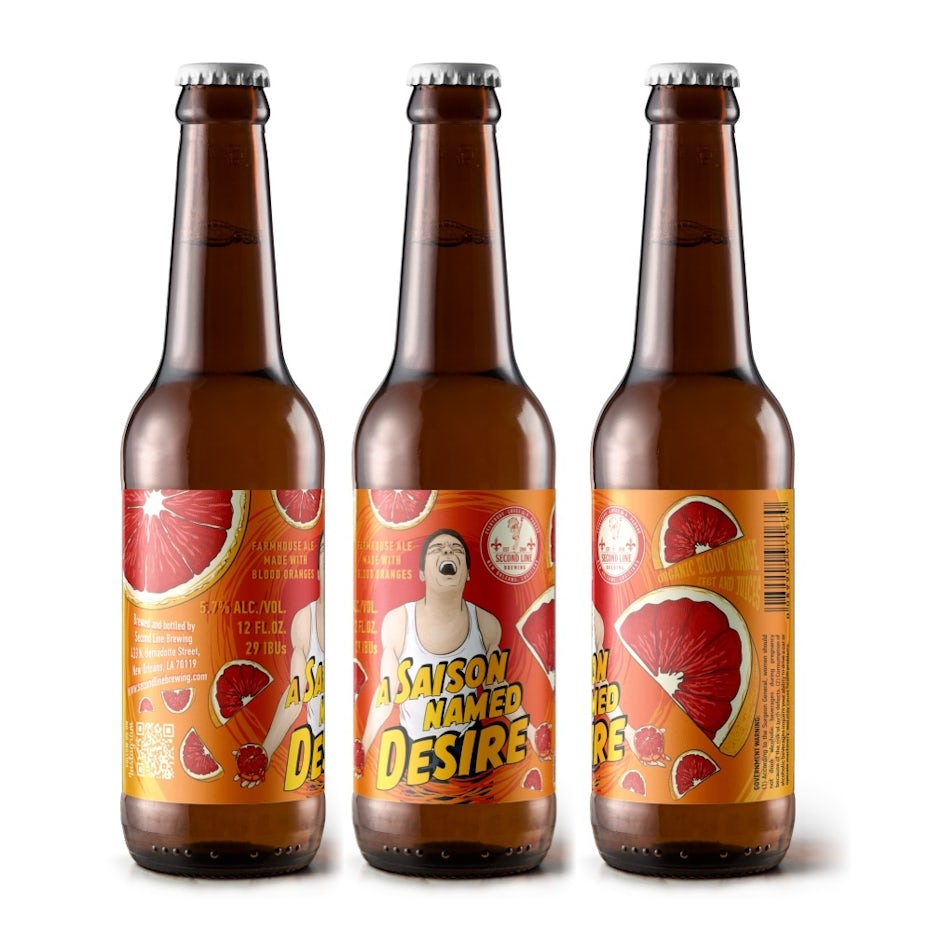 Orange beer logo