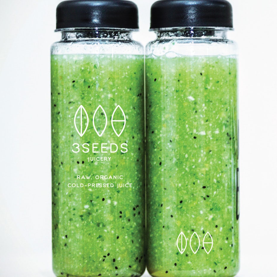Fresh juice bottle