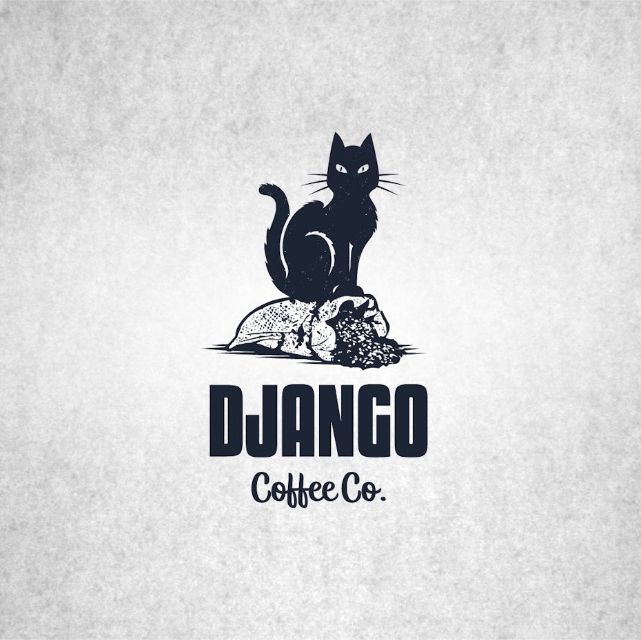 Django coffee logo design