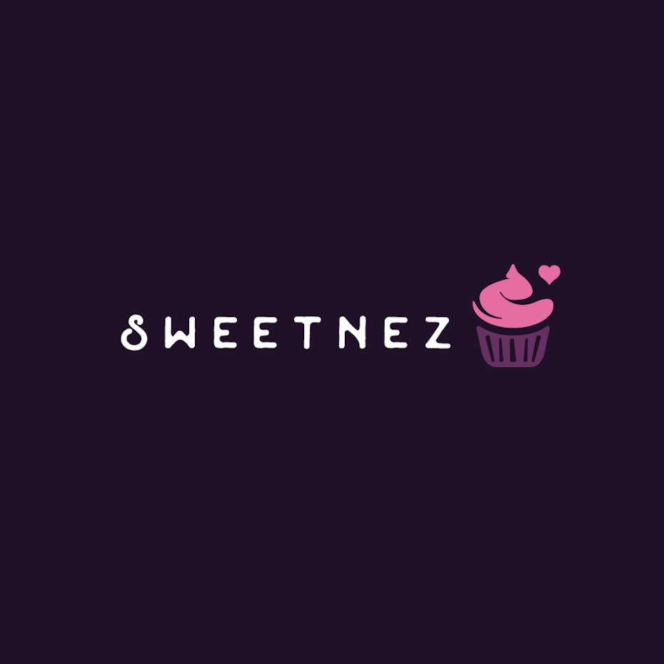 Dark purple cupcake logo
