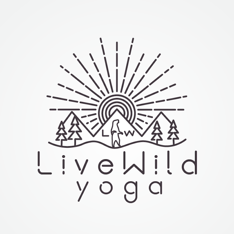 Logo design for yoga studio