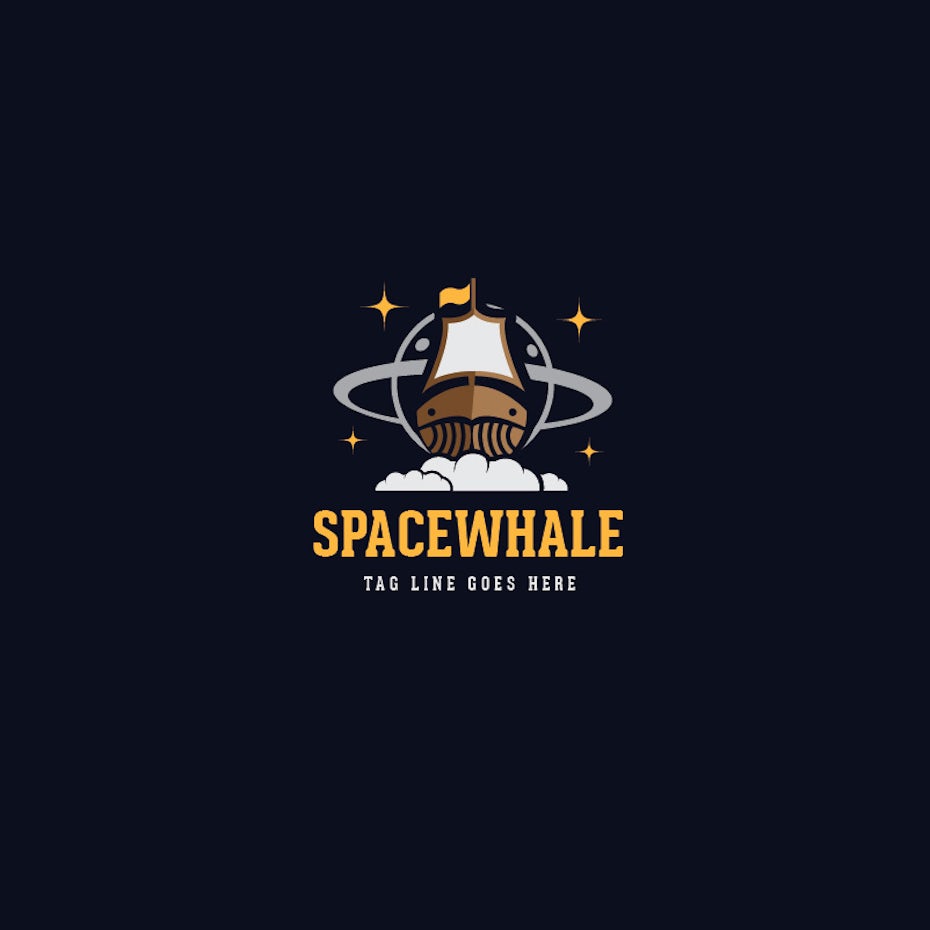 Space logo design