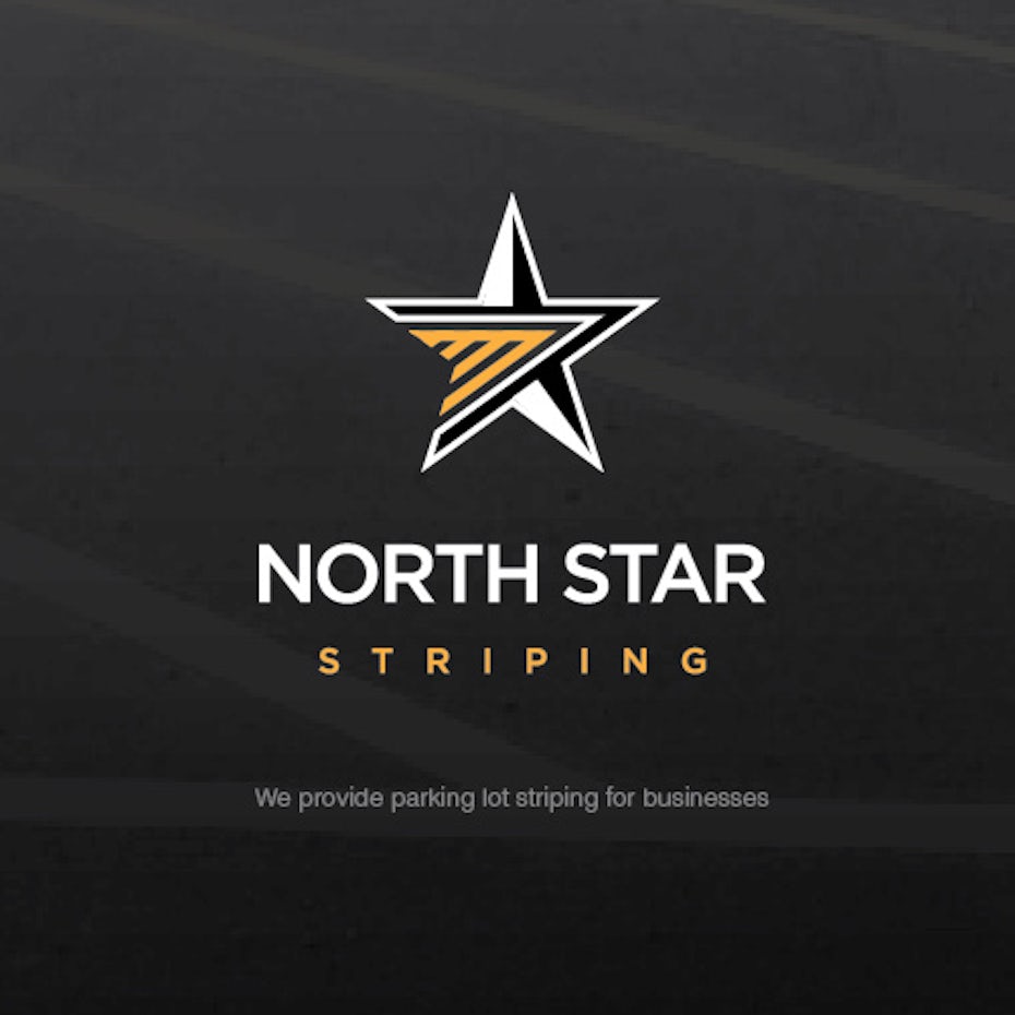 Five-pointed star logo design