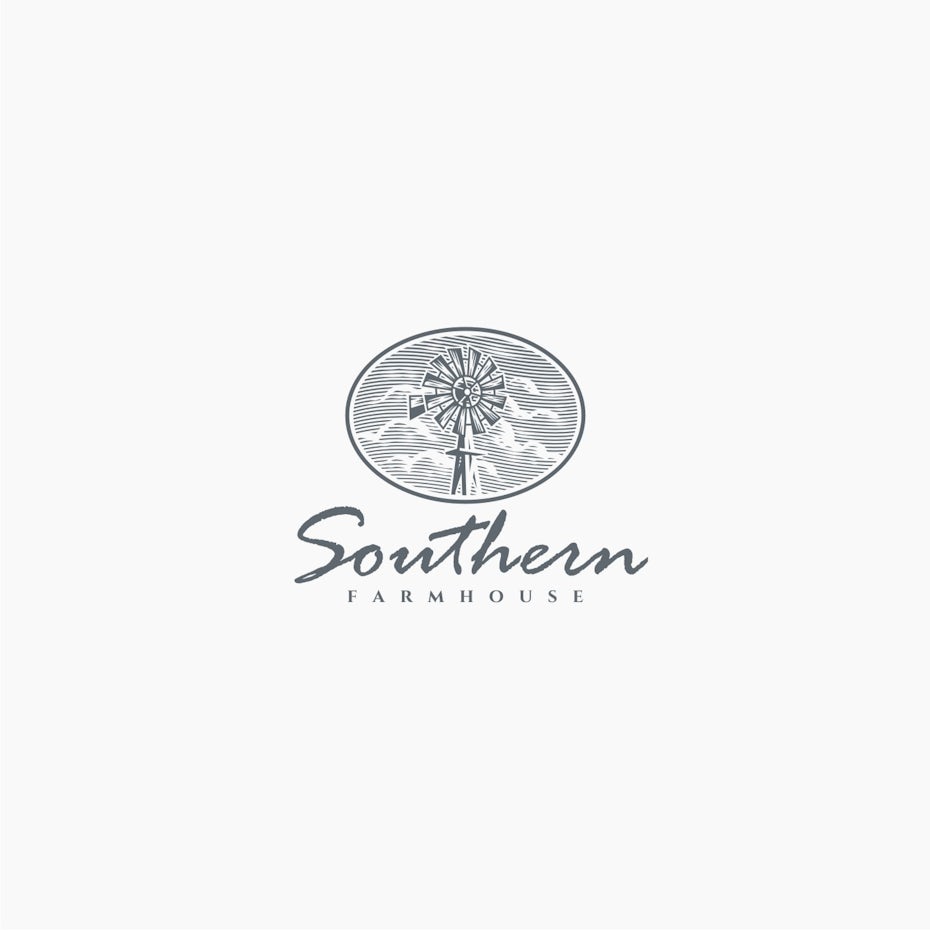 Round logo
