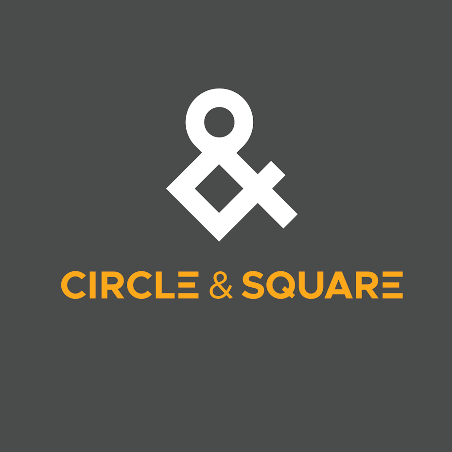 Geometric “&” logo