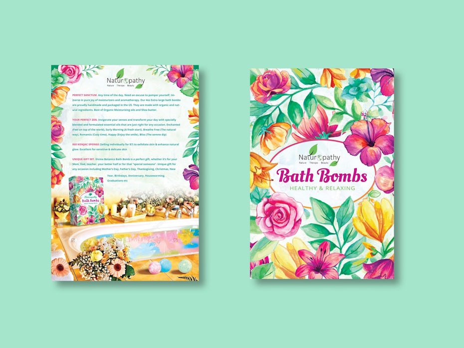Bath bombs packaging