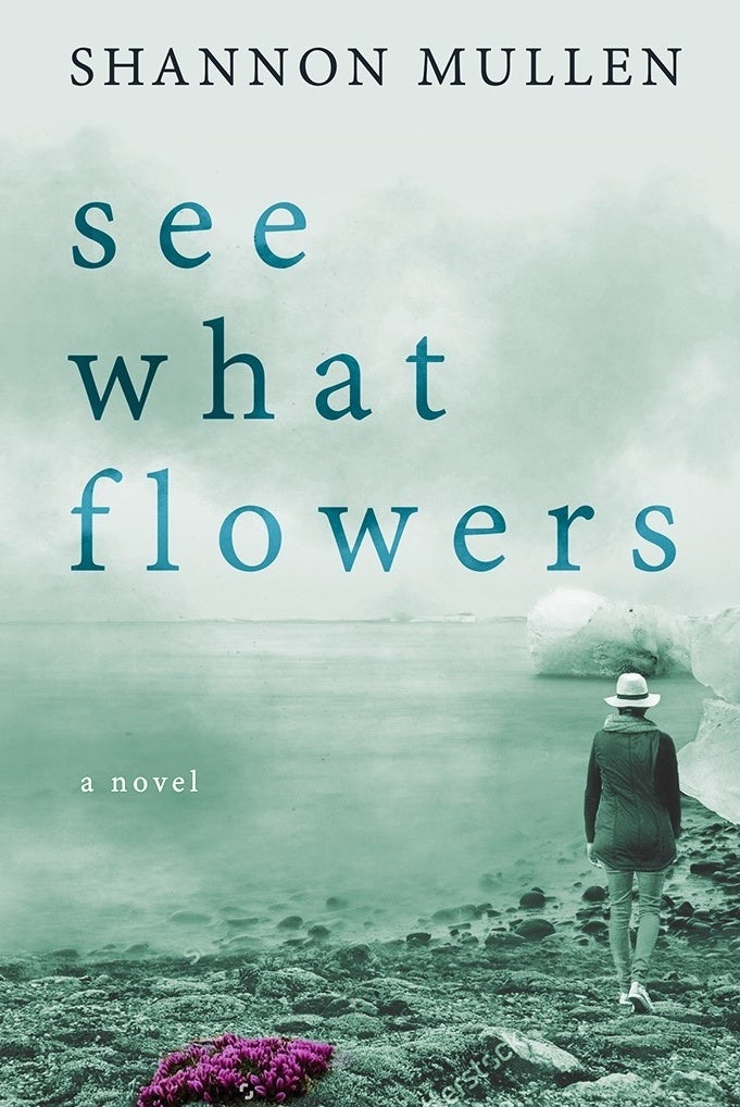 A book cover using collage with strategic pops of color