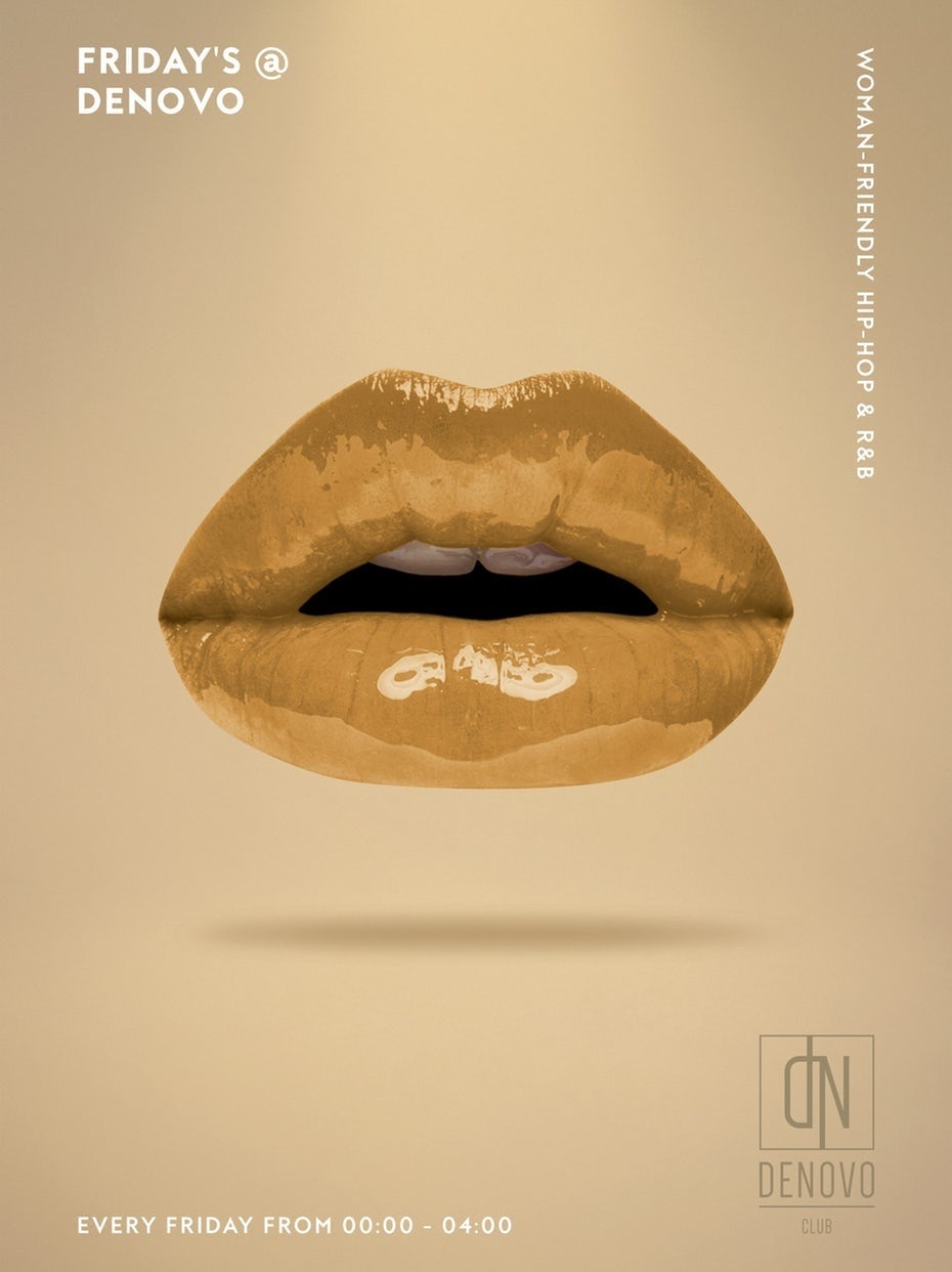 Hip-hop poster mockup