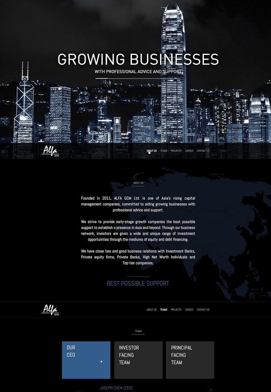 web page banner and background image design