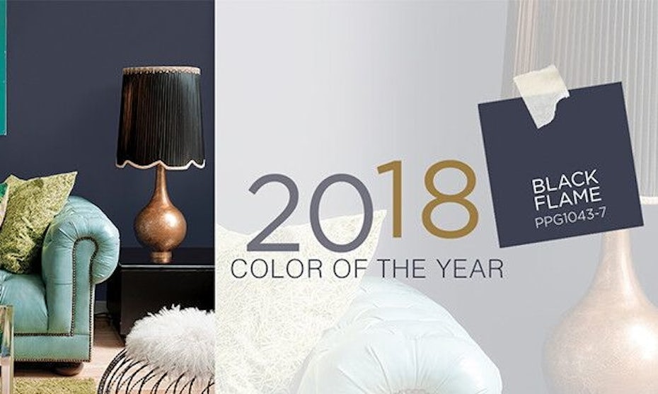 PPG 2018 Color of the Year, Black Flame