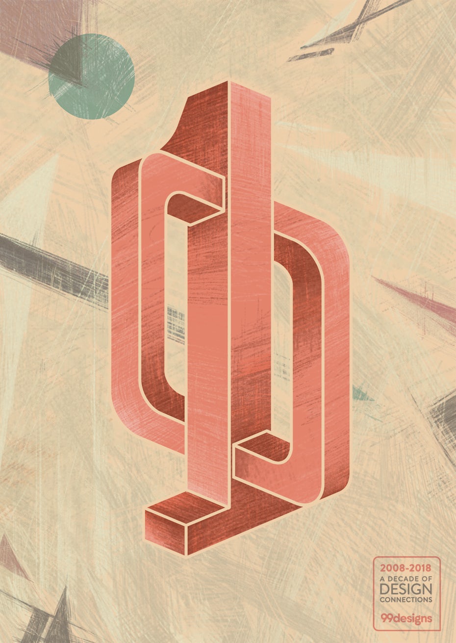 10 year anniversary poster design by -Z-