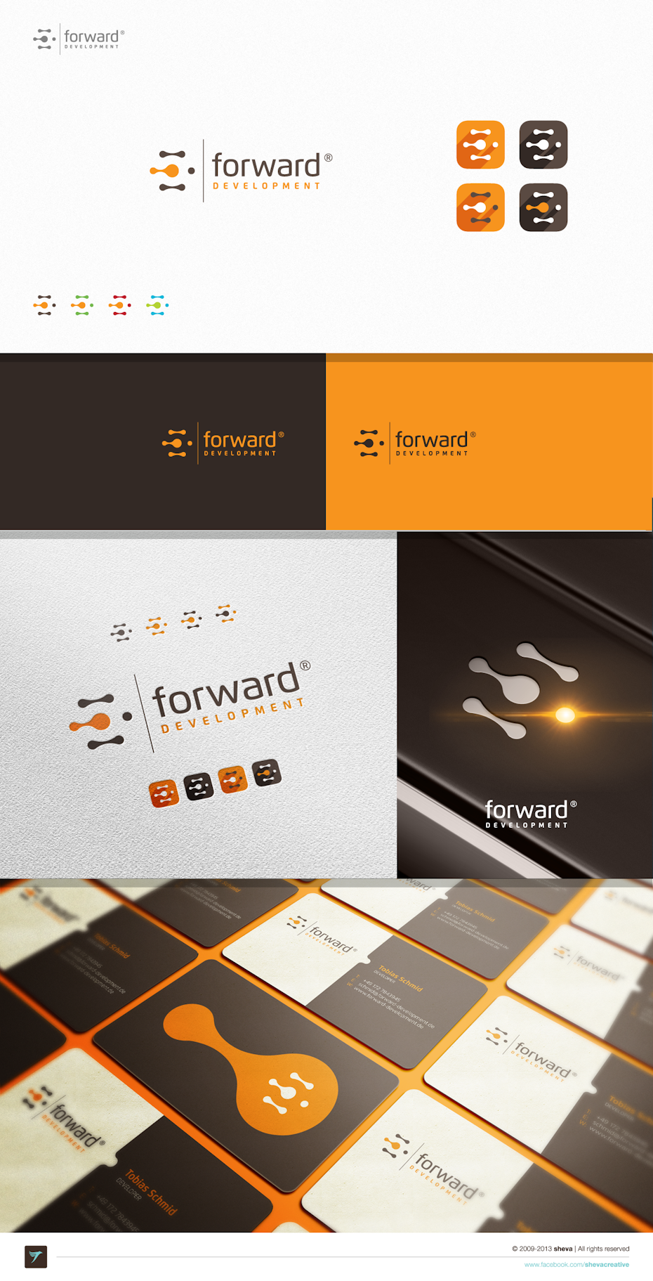 Forward Development business card
