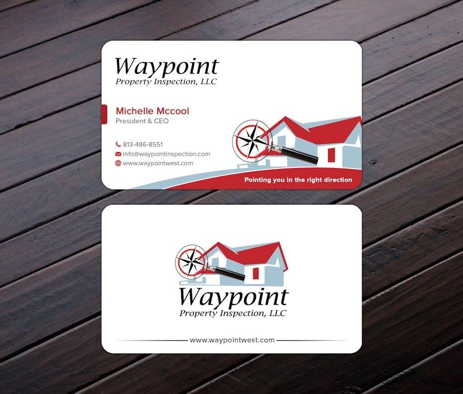 Waypoint Property Inspection business card
