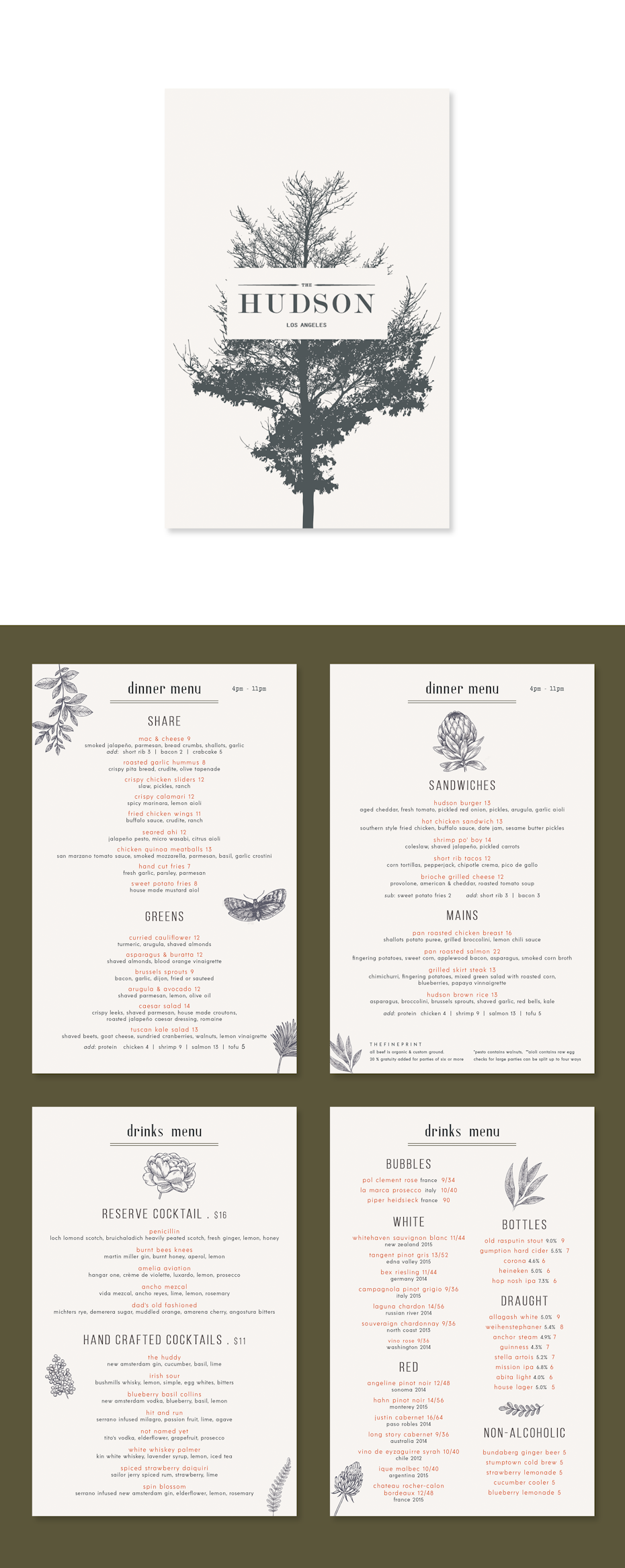 menu design