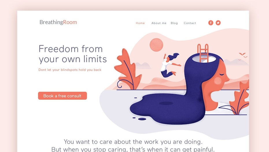 Free your mind surreal web design