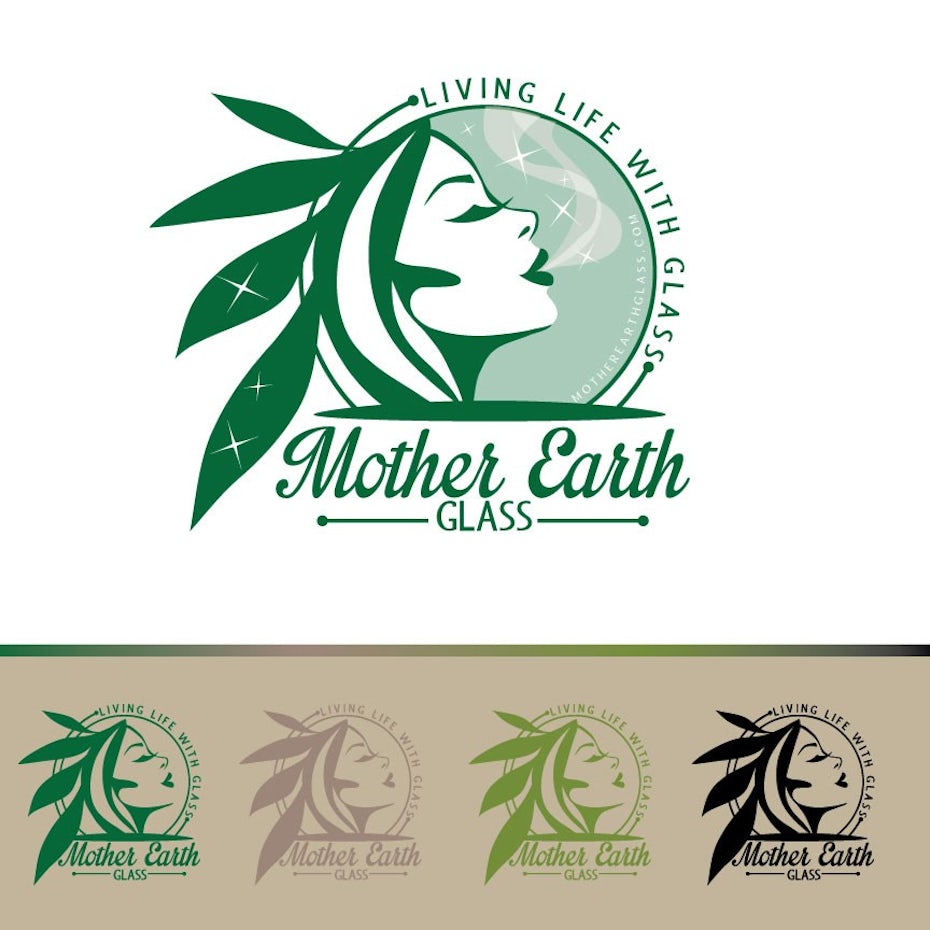 Mother Earth Glass logo