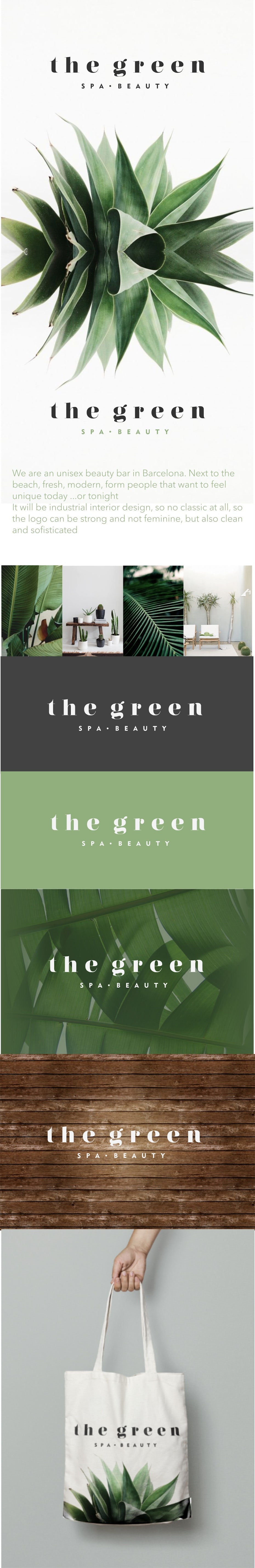 The Green Spa and Beauty logo