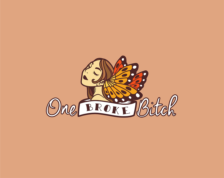 One Broke Bitch logo