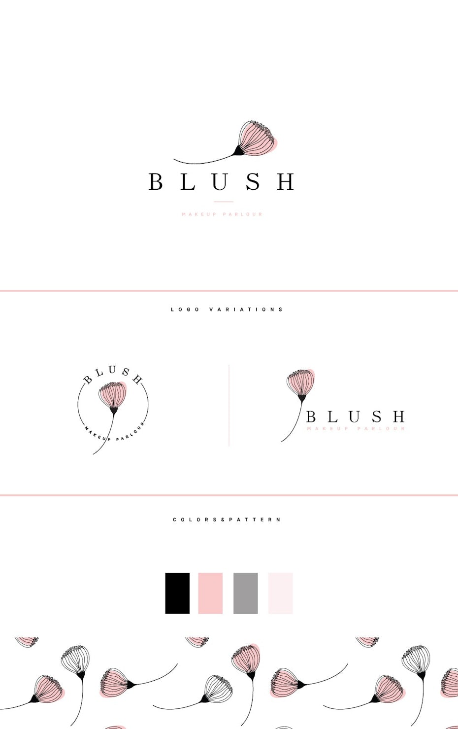 Blush Makeup Parlour logo