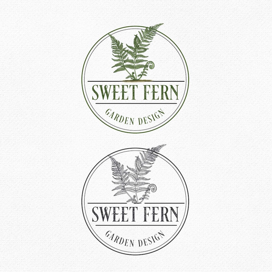 Sweet Fern Garden Design logo