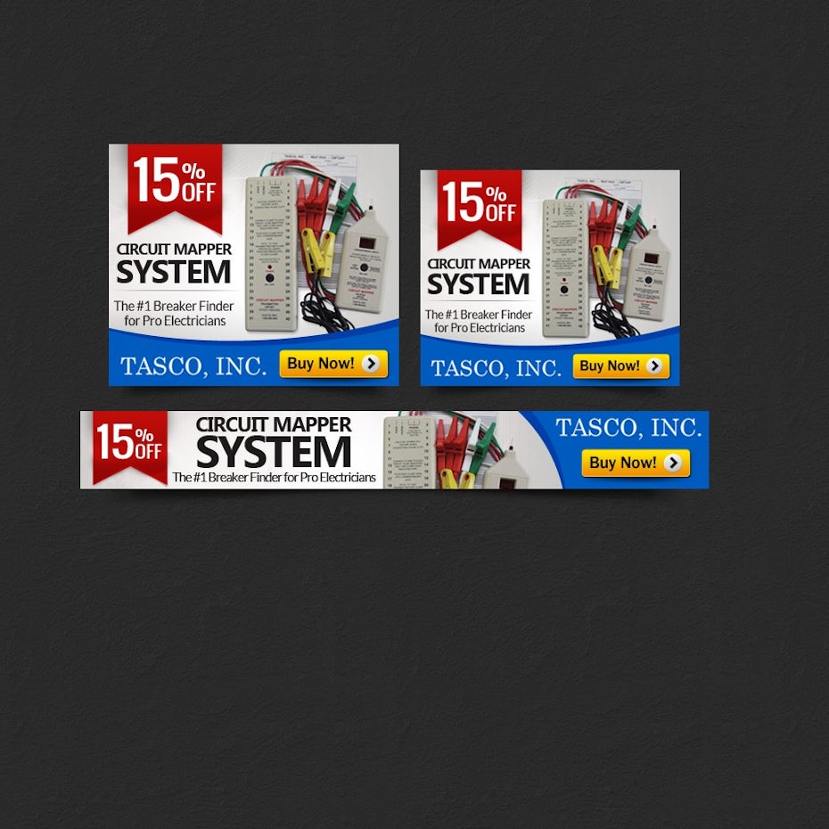 Tasco banner ad design