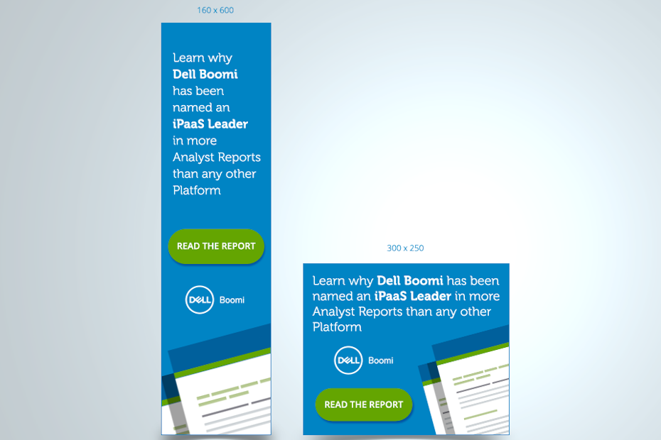 Dell Boomi Banner ad design