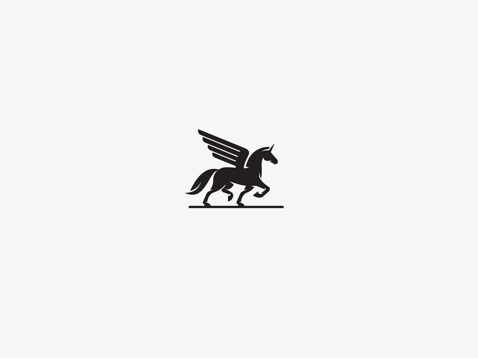 Unicorn-themed logo
