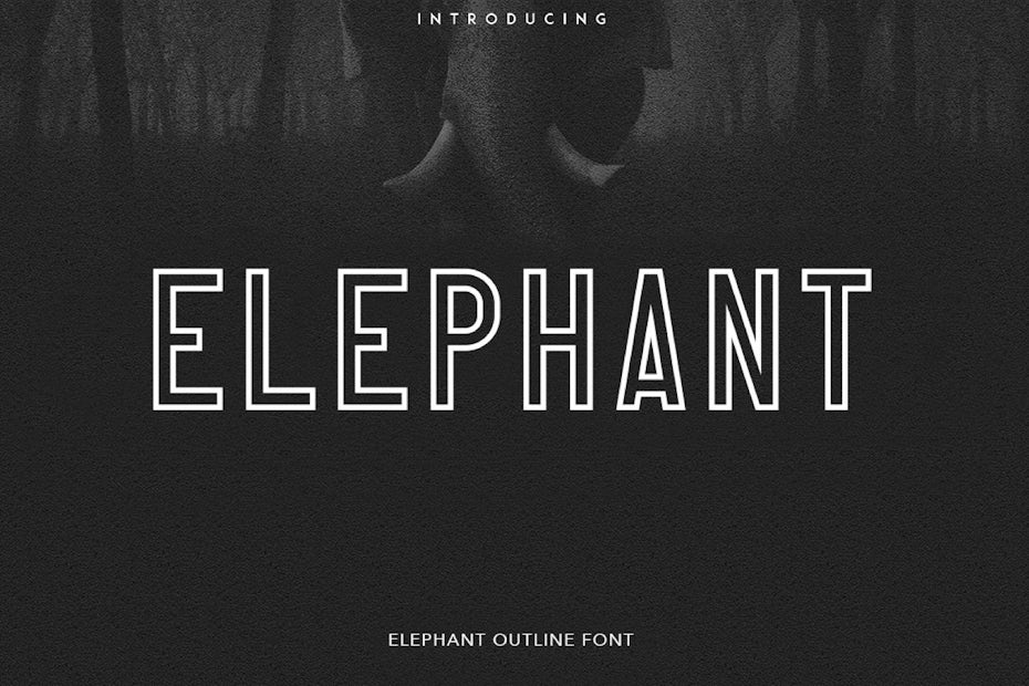 Elephant font