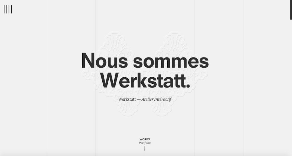 Werkstatt web design