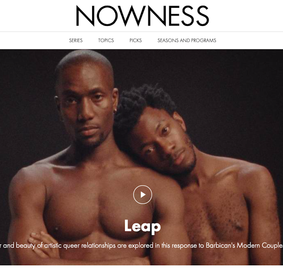 Nowness web design