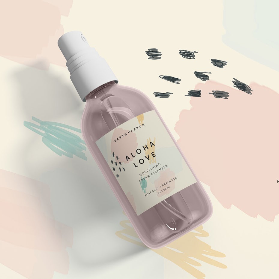 Aloha Love pastel packaging