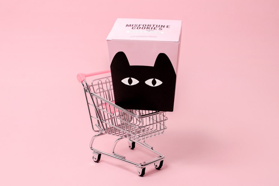 Stylized cat illustration