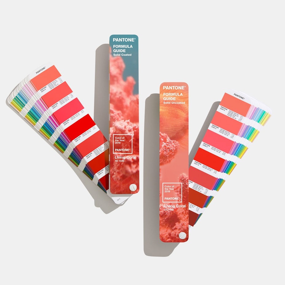 pantone color of the year 2019 swatches