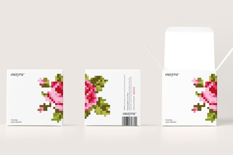 8 bit rose design