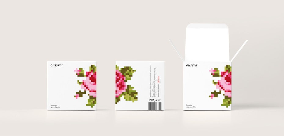 8 bit rose design