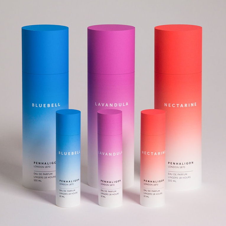 Transition gradient perfume design
